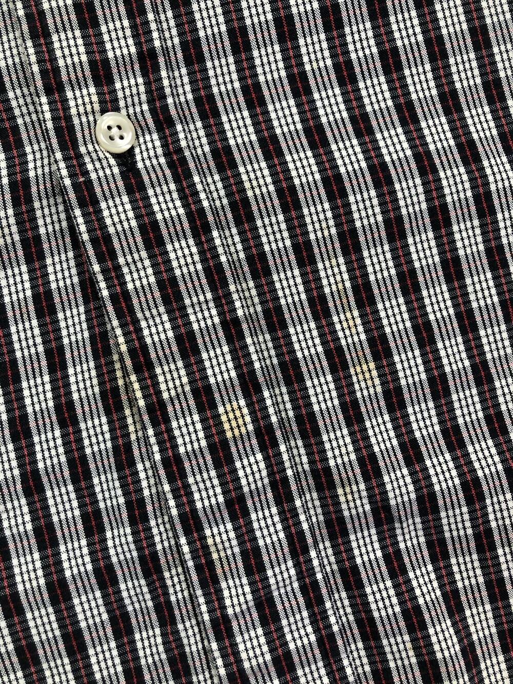 Ralph Lauren Shirt Mens Medium Black Check Long Sleeve Blake Button Down Cotton - Picture 6 of 13